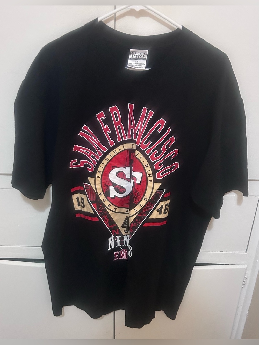 San Francisco 49ers shirt size mens 2XL